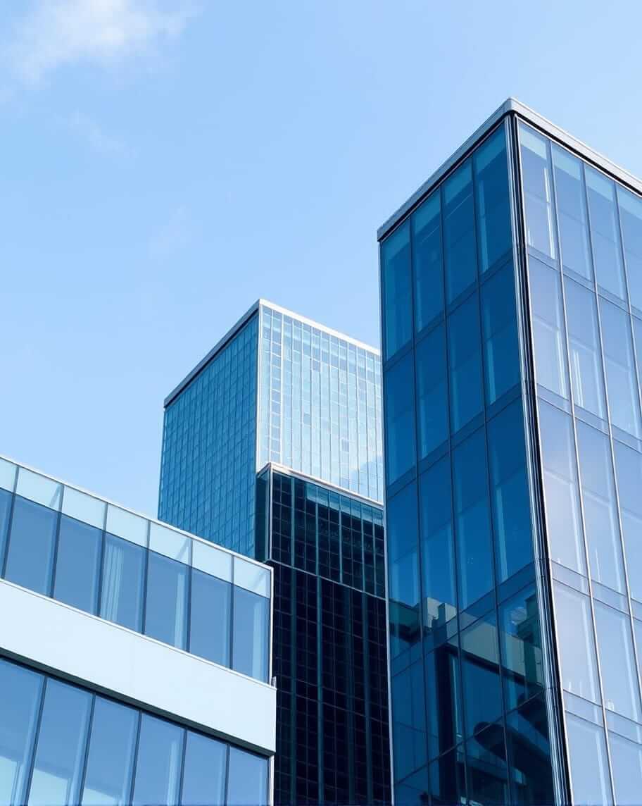 a low angle view of a building